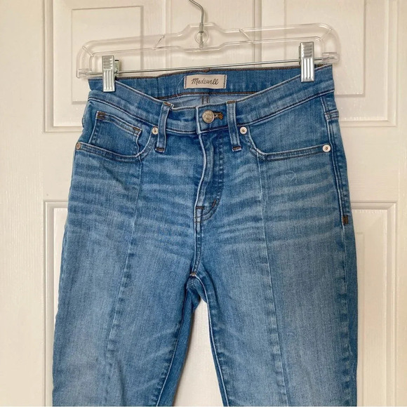 MADEWELL 9 Inch High-Rise Skinny Jeans: Seamed Step-Hem Edition Size 26 - Picture 4 of 11